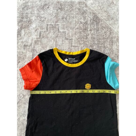 Dutch Brothers Colorblock Crew Neck Short Sleeve T Shirt Small - Picture 4 of 7